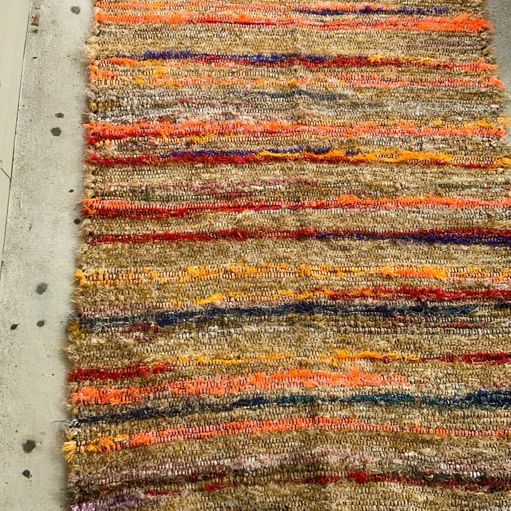 HUGE MARKDOWN Pottery Barn AREA RUG!!Jute/ Cotton blend/metallic yarn. SOOO gorg